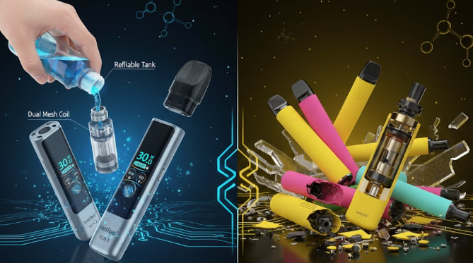 Open Pod Systems vs. Disposable Vapes Why Refillable Devices are the Future of Sustainable Vaping