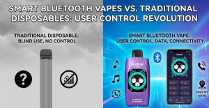 Smart Bluetooth Vapes vs. Traditional Disposables What is the Difference in User Control