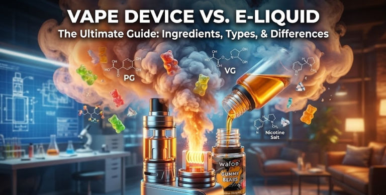 Vape Device vs. E-Liquid The Ultimate Guide to Ingredients, Types, and Differences