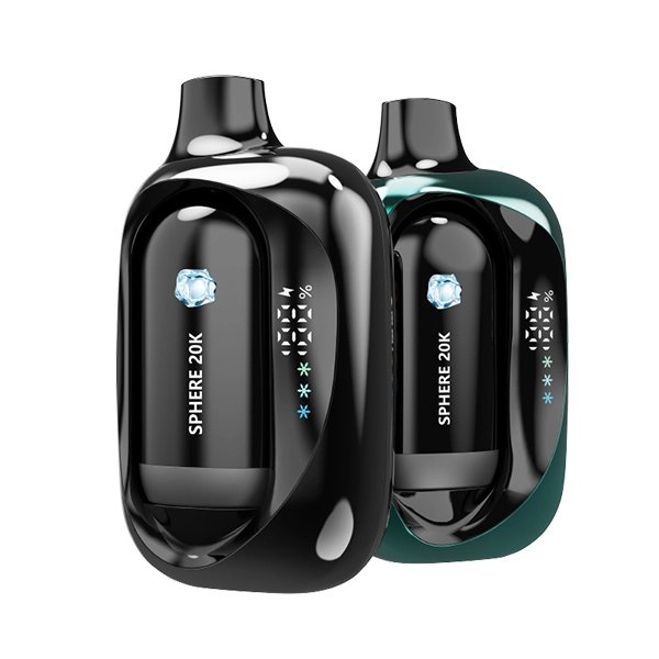 the black vape with an intelligent screen