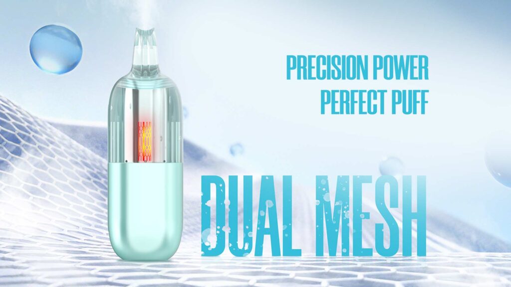 Vapes using Dual Mesh coil