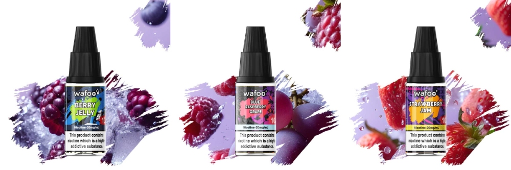 WAFOO fruit flavored 10ml e-liquid range