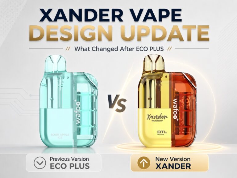XANDER Vape Design Update- What Changed After ECO PLUS