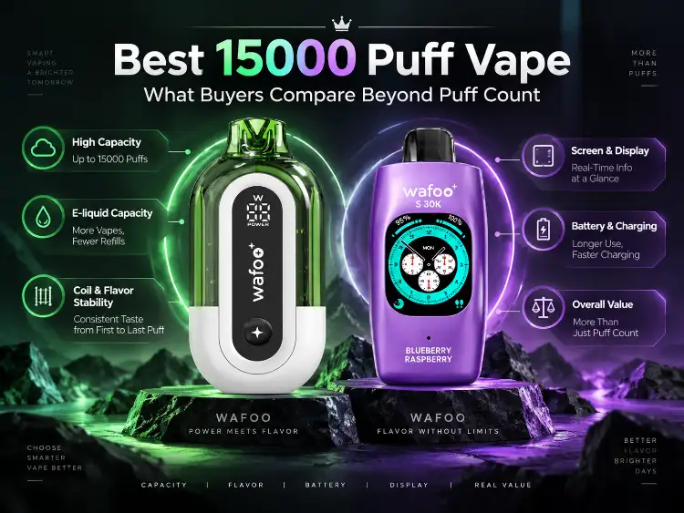 Best 15000 Puff Vape: What Buyers Compare Beyond Puff Count