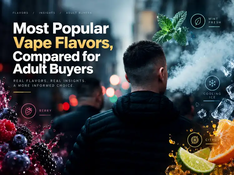 Most Popular Vape Flavors, Compared for Adult Buyers