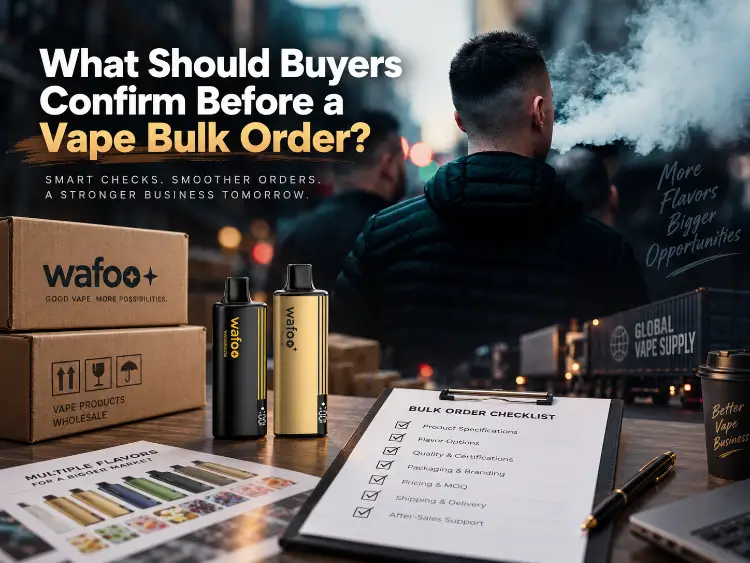 What Should Buyers Confirm Before a Vape Bulk Order_