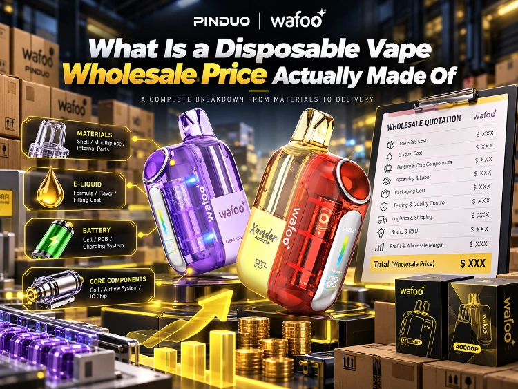 What Is a Disposable Vape Wholesale Price Actually Made Of