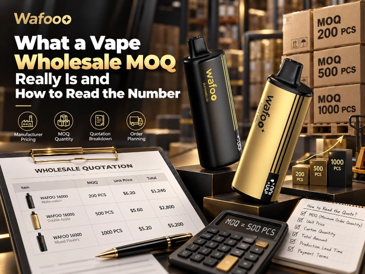 What a Vape Wholesale MOQ Really Is and How to Read the Number
